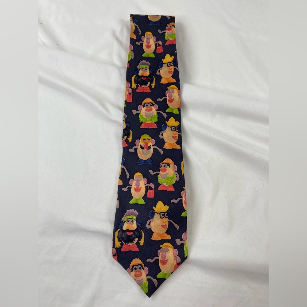 ⭐️Mr Potatohead Neck Tie Ralph Marlin Hasbro Potato Head 1995 Novelty USA